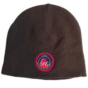 Coca-Cola Beanie Hat for Women Gray Mission Starlight 2022 Novelty Coke